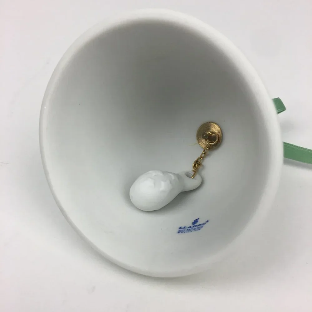 Vtg‎ 1988 Lladro Christmas Holiday Porcelain Bell